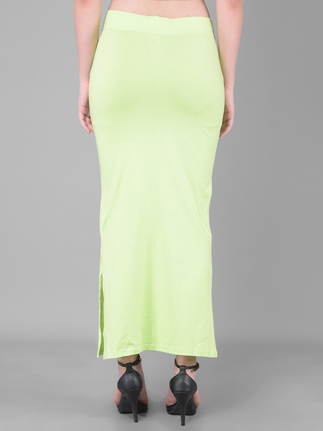Comfort Lady Saree Shapewear 2 Pcs (Green and Indigo) Cotton Blend