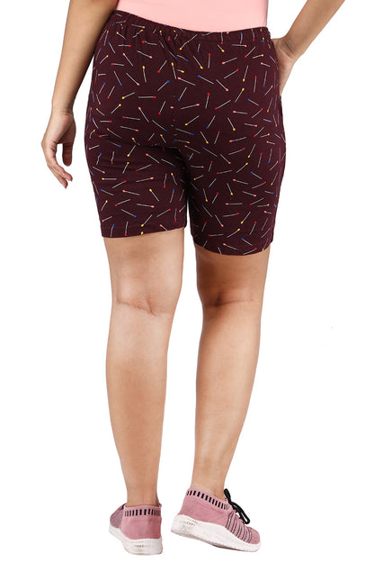 Comfrot Lady Printed Relax Shorts