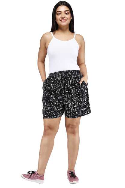 Comfort Lady Printed Shorts