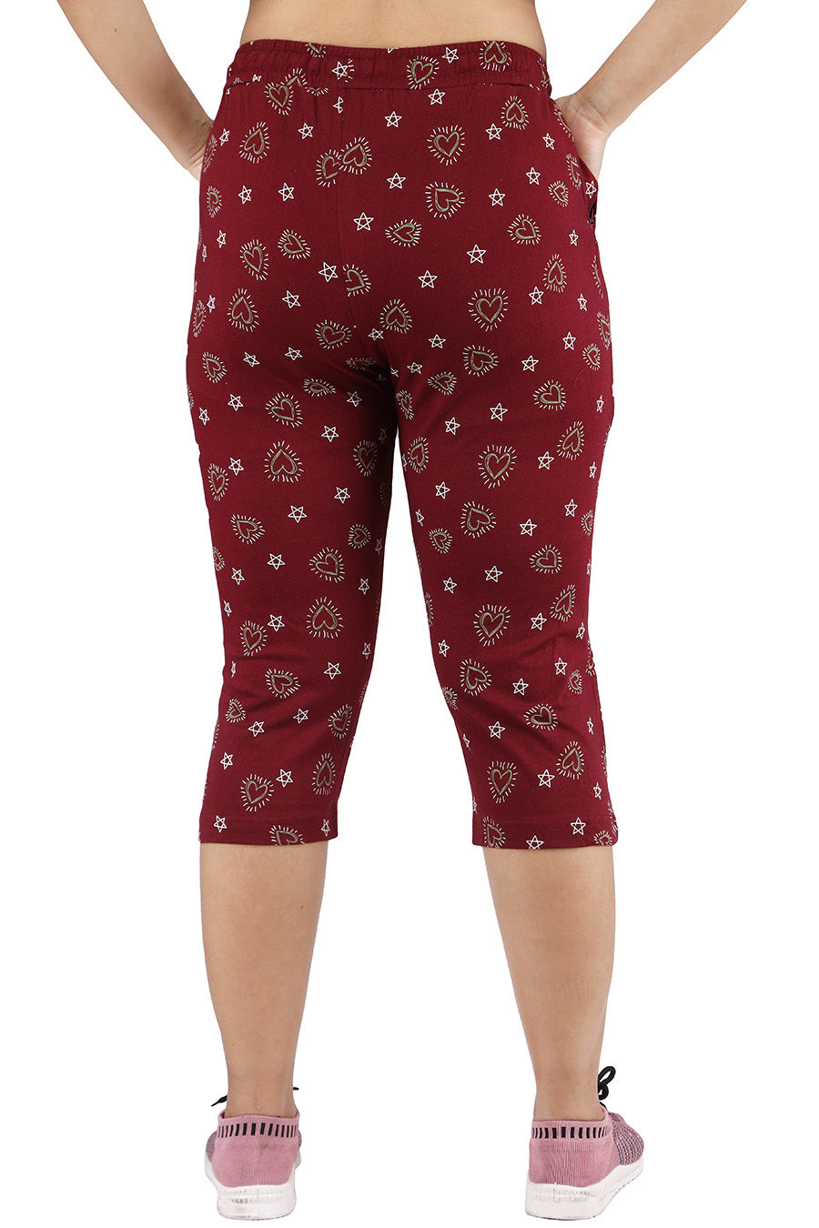 Comfort Lady Printed Relax Capri