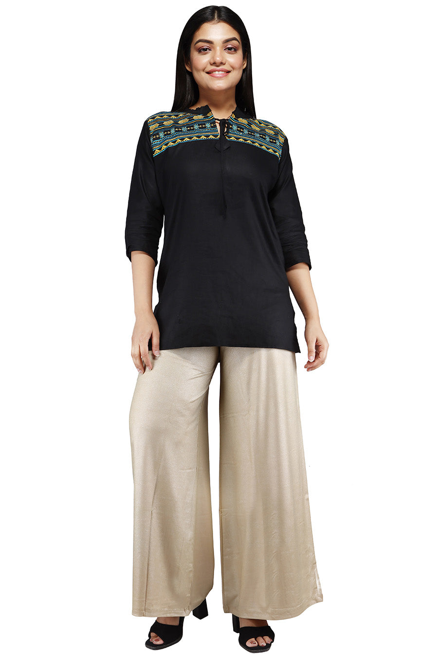 Comfort Lady Shimmer Palazzos