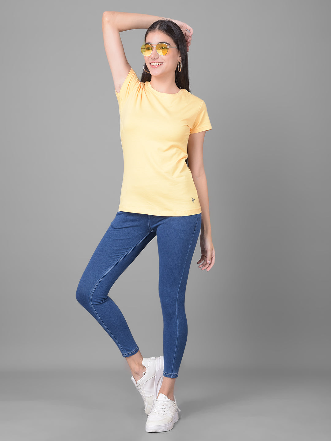 Comfort Lady Regular Fit Plain Half Sleeve T Shirt - Comfort Lady Private Limited