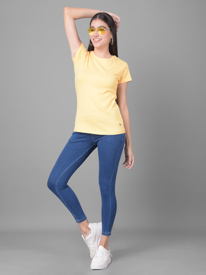 Comfort Lady Regular Fit Plain Half Sleeve T Shirt - Comfort Lady Private Limited