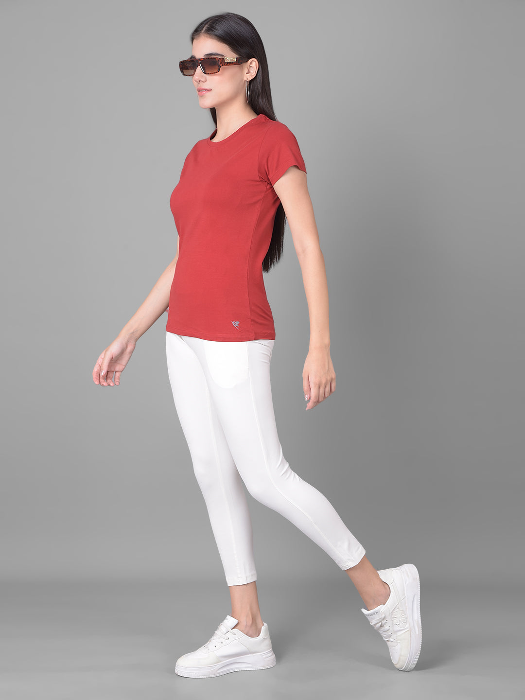 Comfort Lady Regular Fit Plain Half Sleeve T Shirt - Comfort Lady Private Limited