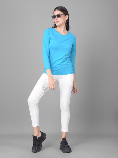 Comfort Lady Regular Fit Round Neck Plain Full Sleeve T-Shirt - Comfort Lady Private Limited