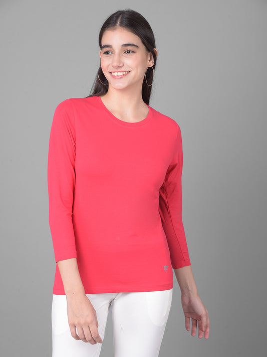 Comfort Lady Regular Fit Round Neck Plain Full Sleeve T-Shirt - Comfort Lady Private Limited