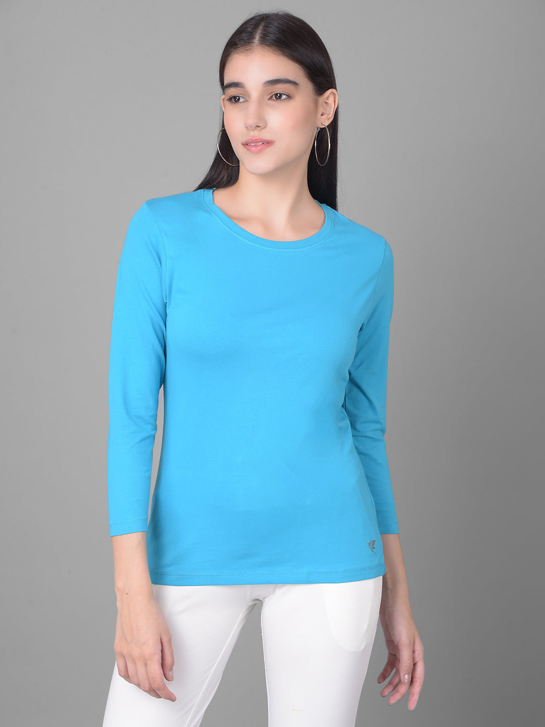 Comfort Lady Regular Fit Round Neck Plain Full Sleeve T-Shirt - Comfort Lady Private Limited