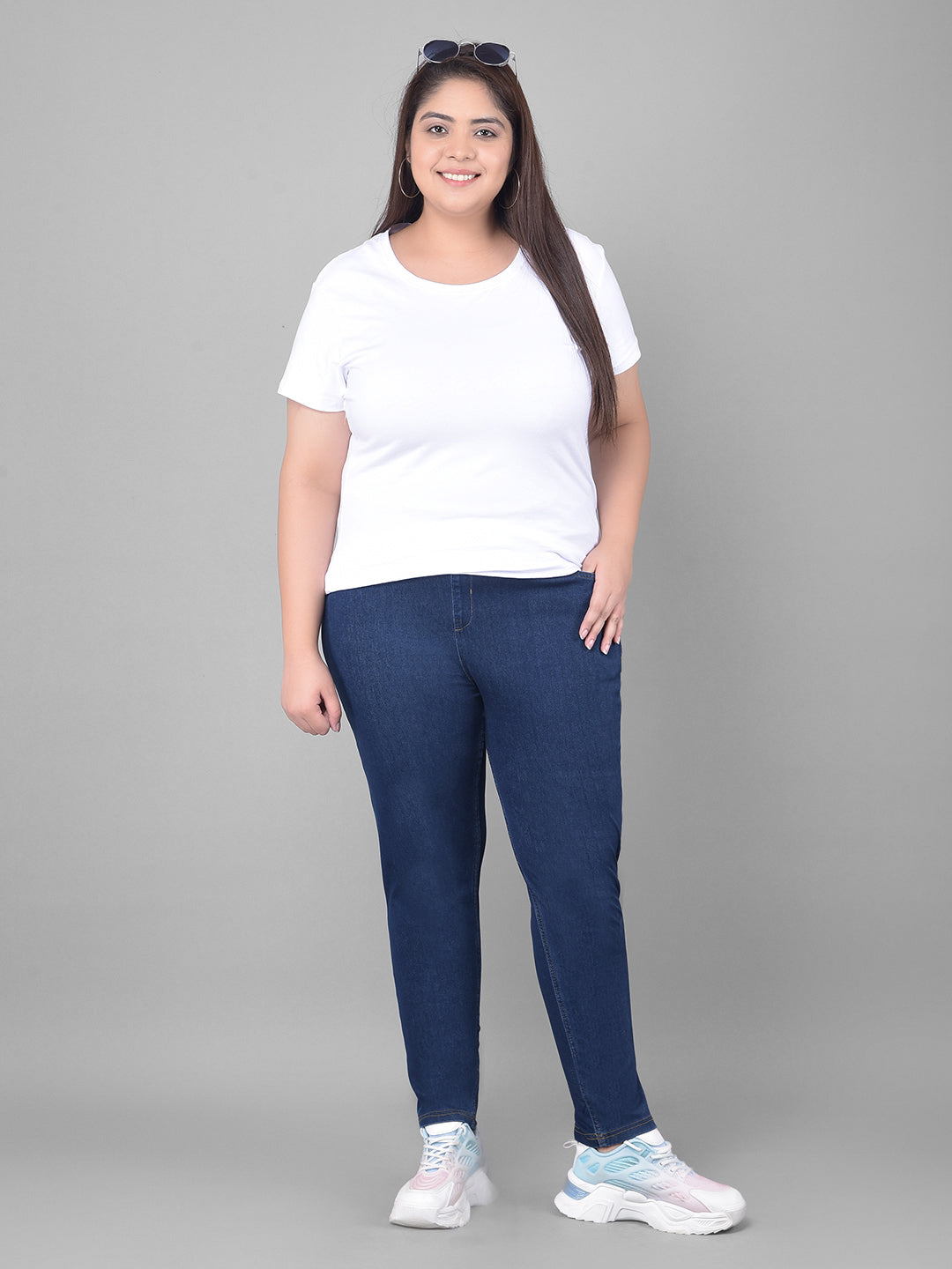 Comfort Lady Plus Size Denim Jeggings