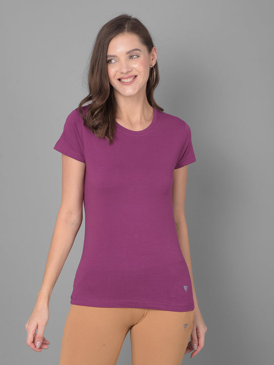 Comfort Lady Regular Fit Plain Half Sleeve T Shirt - Comfort Lady Private Limited