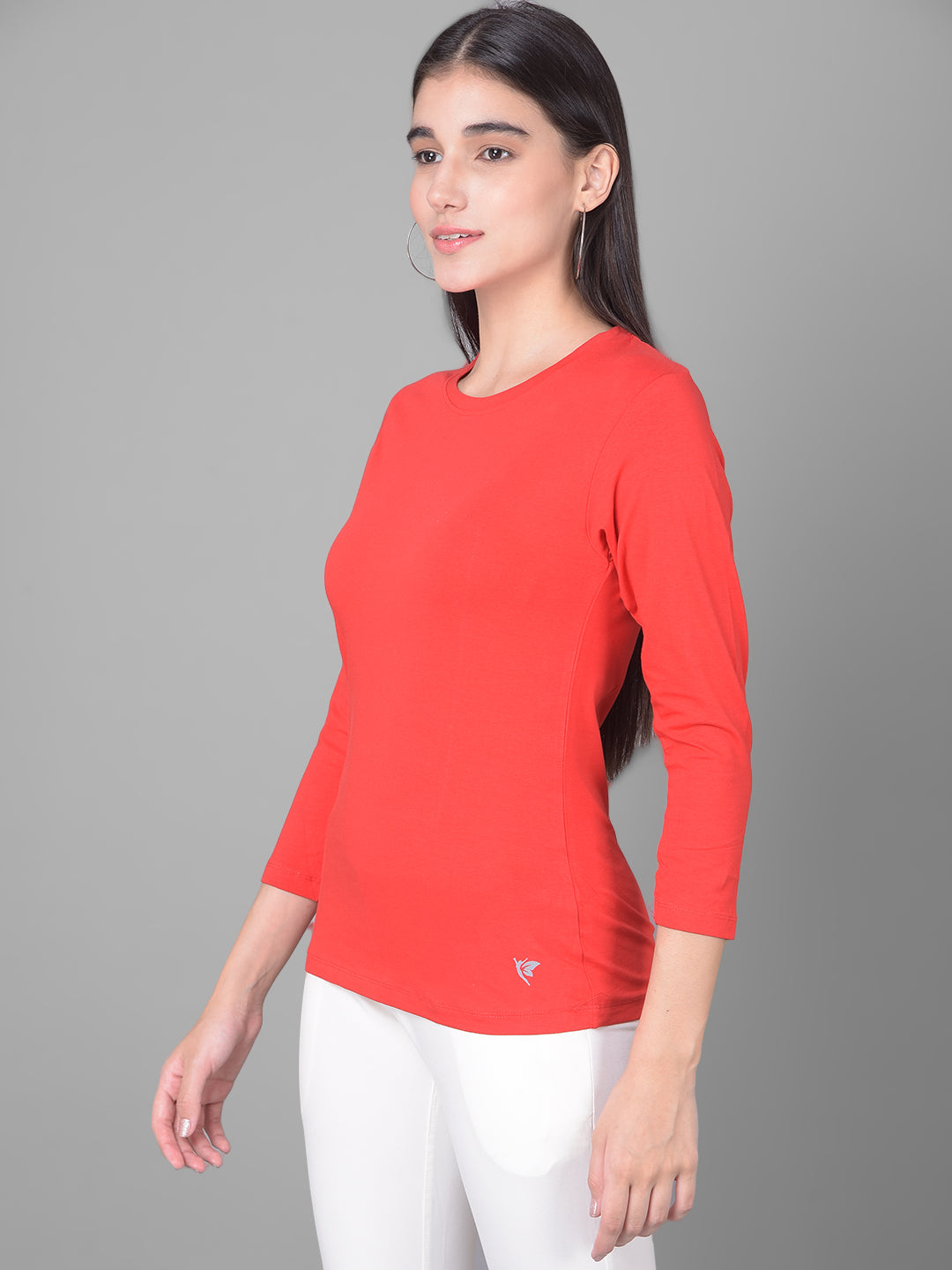 Comfort Lady Regular Fit Round Neck Plain Full Sleeve T-Shirt - Comfort Lady Private Limited