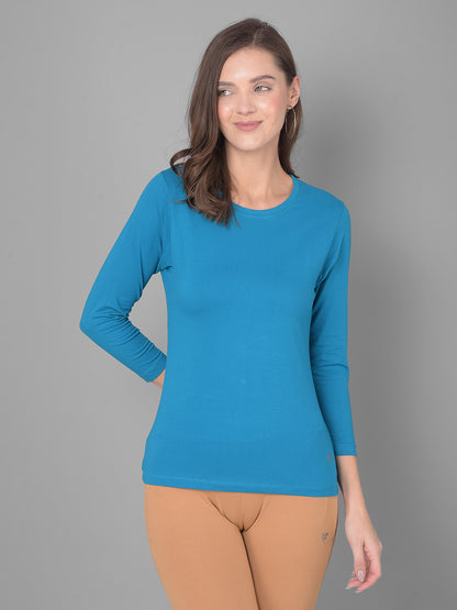 Comfort Lady Regular Fit Round Neck Plain Full Sleeve T-Shirt - Comfort Lady Private Limited