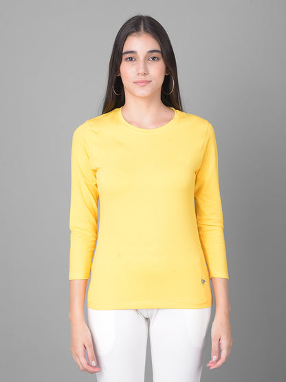 Comfort Lady Regular Fit Round Neck Plain Full Sleeve T-Shirt - Comfort Lady Private Limited