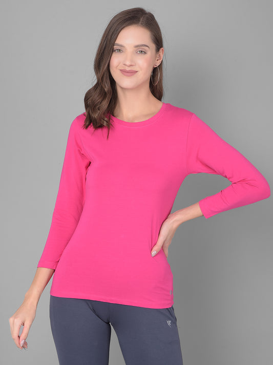 Comfort Lady Regular Fit Round Neck Plain Full Sleeve T-Shirt - Comfort Lady Private Limited