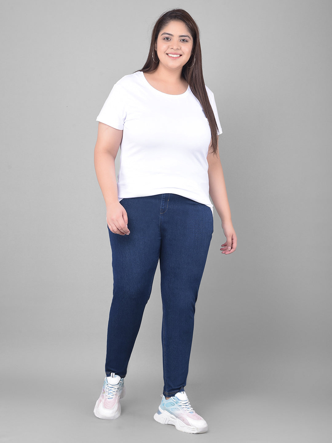 Comfort Lady Plus Size Denim Jeggings