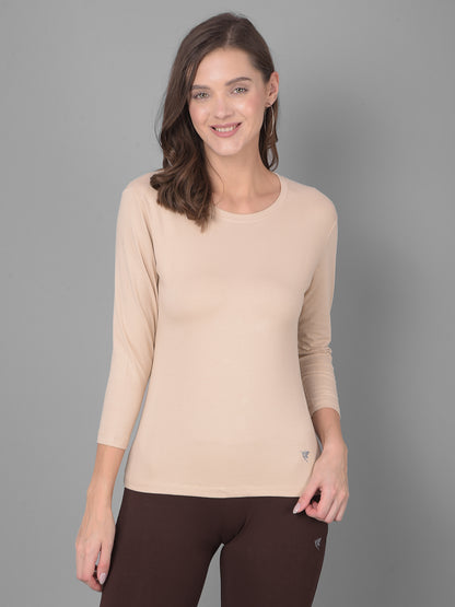 Comfort Lady Regular Fit Round Neck Plain Full Sleeve T-Shirt - Comfort Lady Private Limited