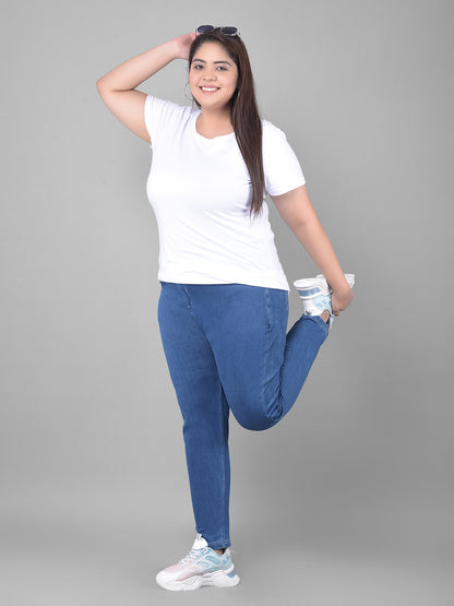 Comfort Lady Plus Size Denim Jeggings