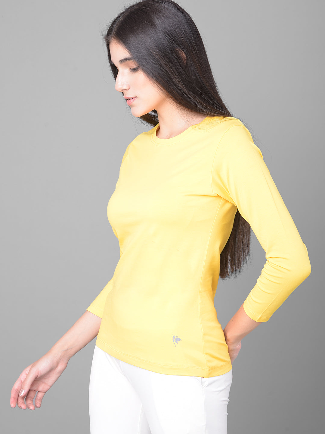 Comfort Lady Regular Fit Round Neck Plain Full Sleeve T-Shirt - Comfort Lady Private Limited