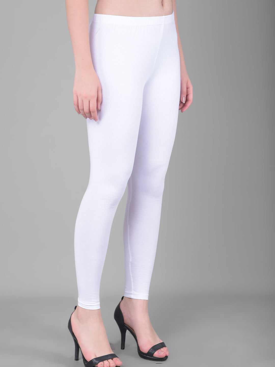 Buy Comfort Lady Women's Stretch Fit Ankle Length Legging (000252_Pink_Free  Size) Online In India At Discounted Prices
