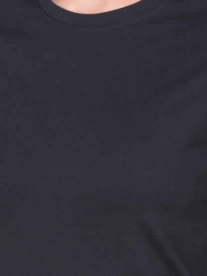 Comfort Lady Regular Fit Round Neck Plain Full Sleeve T-Shirt pack of 2