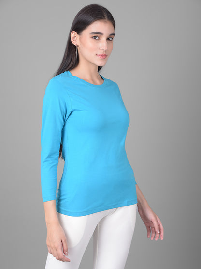 Comfort Lady Regular Fit Round Neck Plain Full Sleeve T-Shirt - Comfort Lady Private Limited