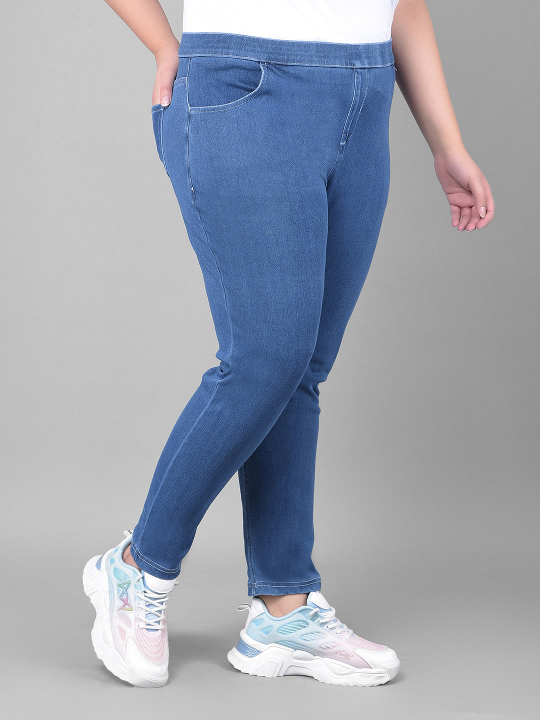 Comfort Lady Plus Size Denim Jeggings