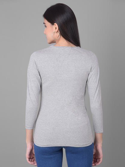 Comfort Lady Regular Fit Round Neck Plain Full Sleeve T-Shirt - Comfort Lady Private Limited