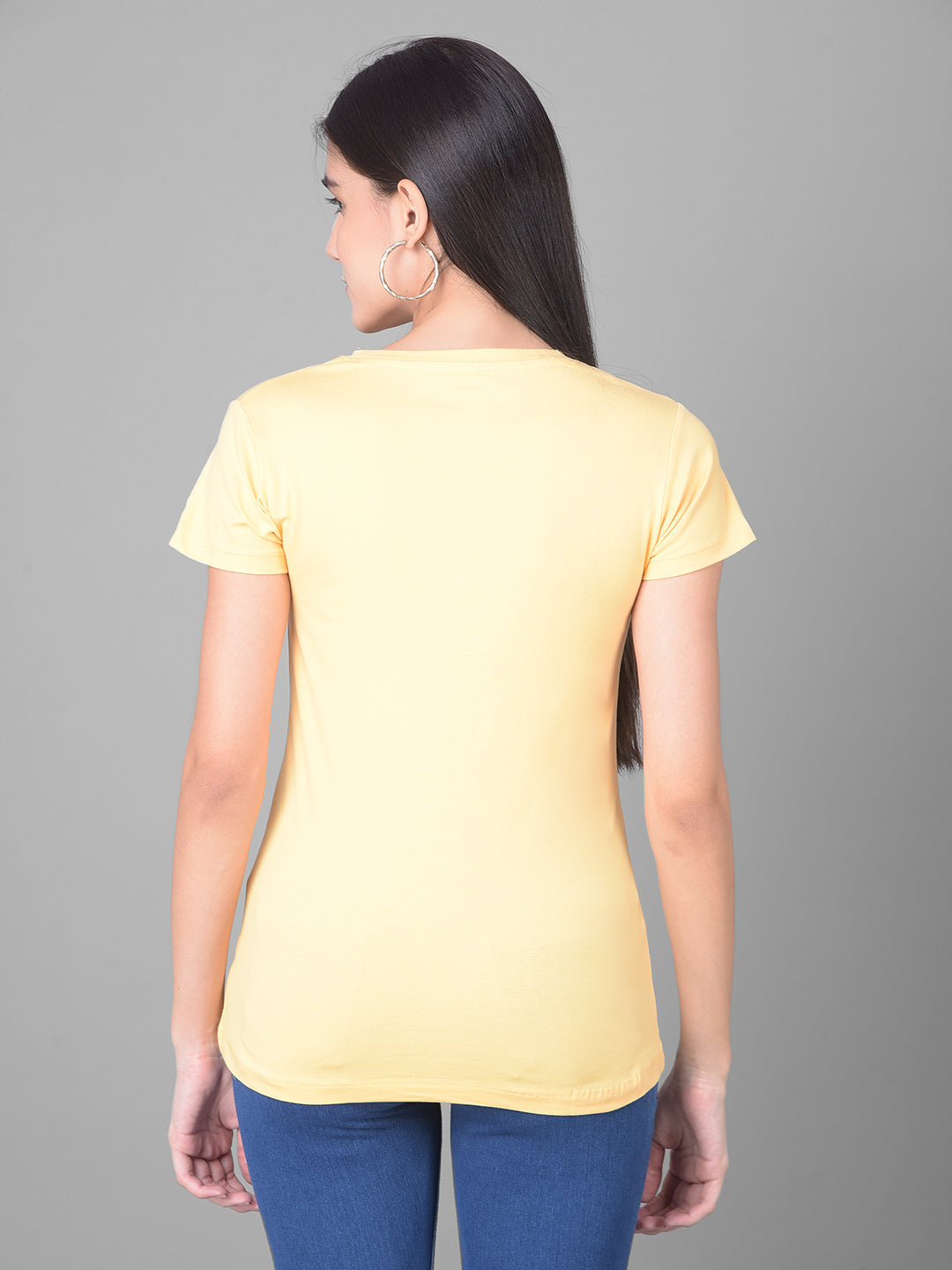 Comfort Lady Regular Fit Plain Half Sleeve T Shirt - Comfort Lady Private Limited