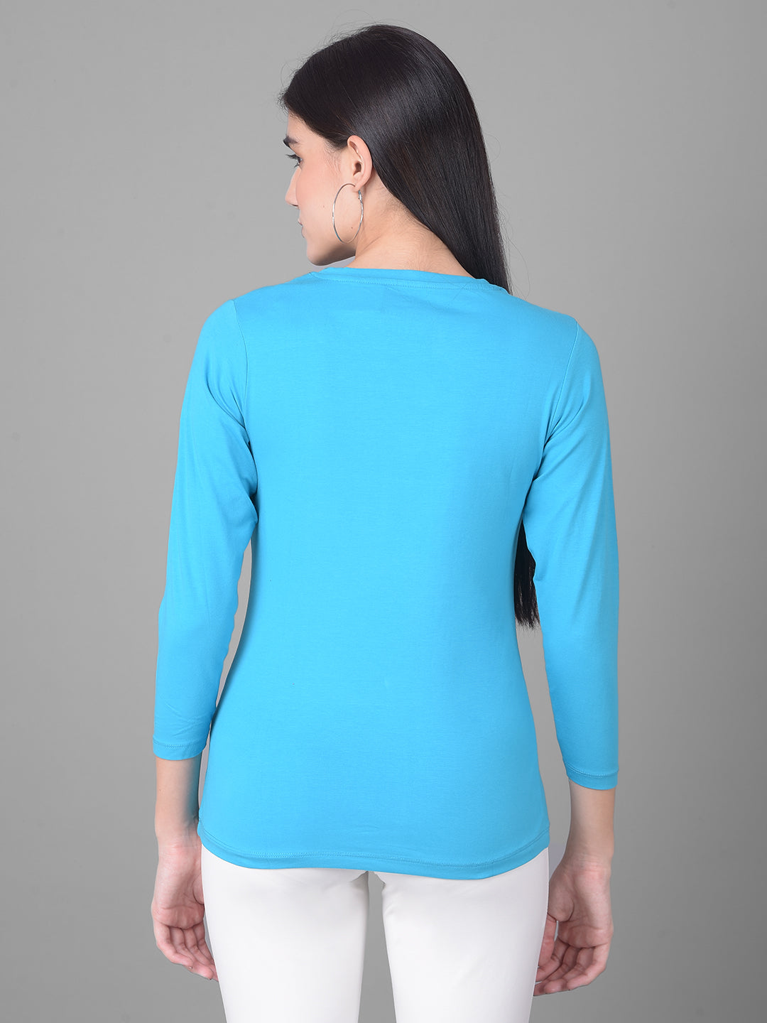 Comfort Lady Regular Fit Round Neck Plain Full Sleeve T-Shirt - Comfort Lady Private Limited