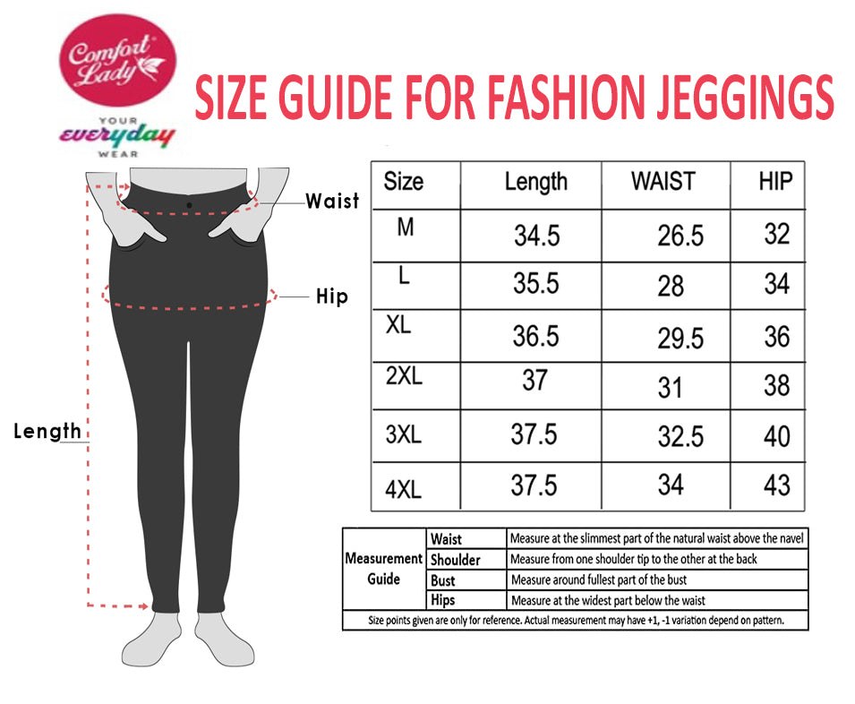 Comfort Lady Plus Size Fashion Jeggings