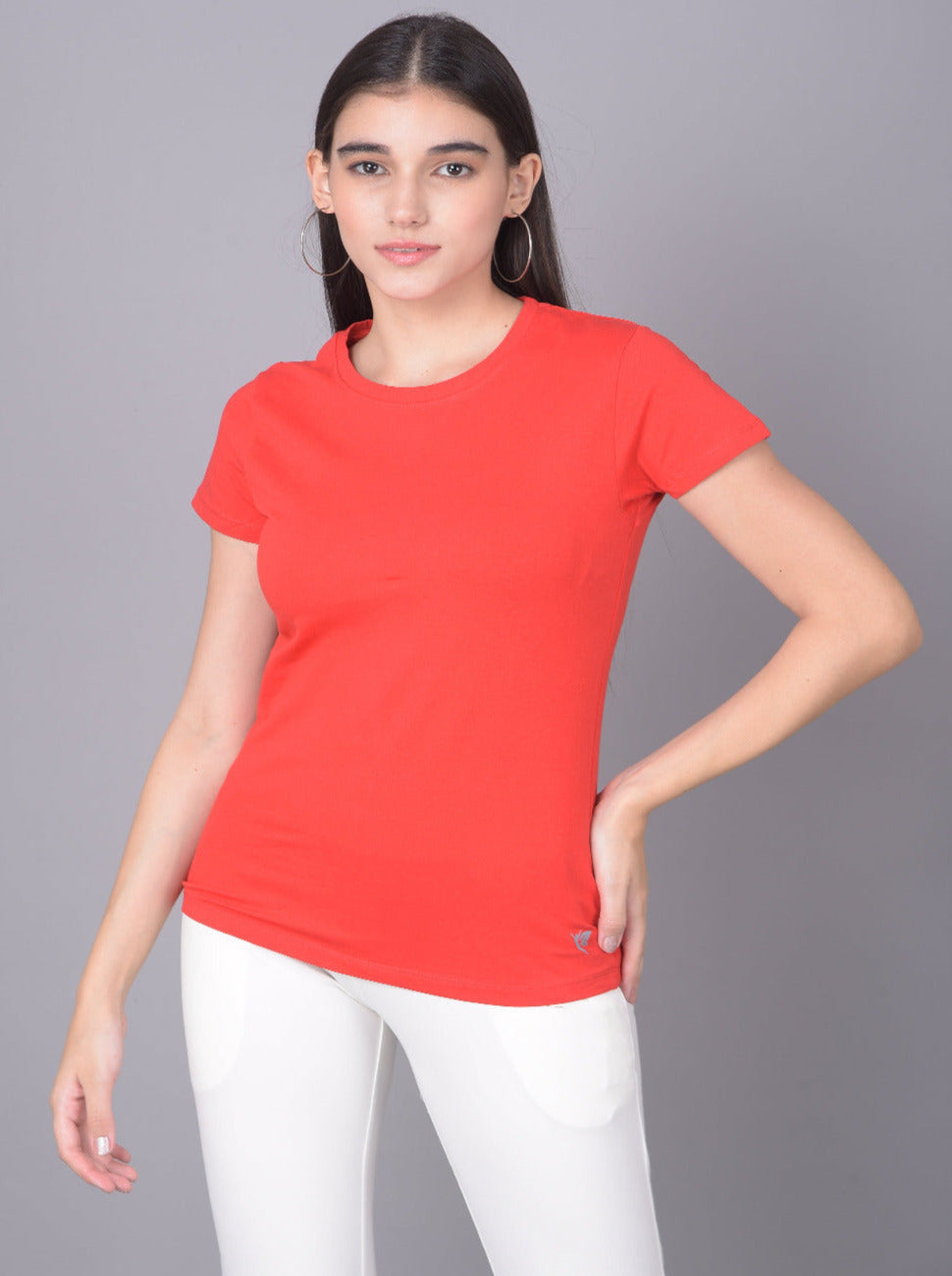 Comfort Lady Regular Fit Plain Half Sleeve T Shirt - Comfort Lady Private Limited