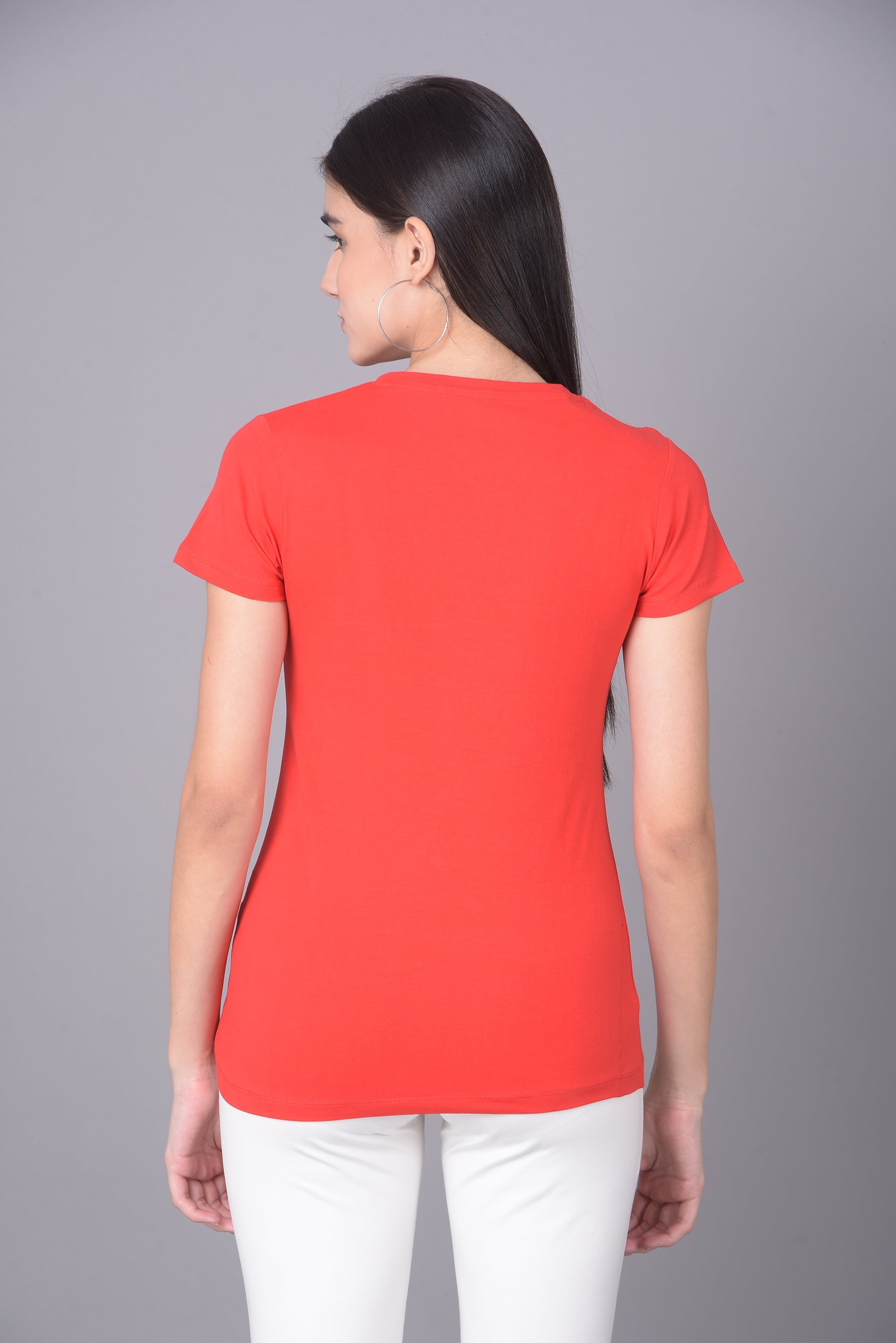 Comfort Lady Regular Fit Plain Half Sleeve T Shirt - Comfort Lady Private Limited