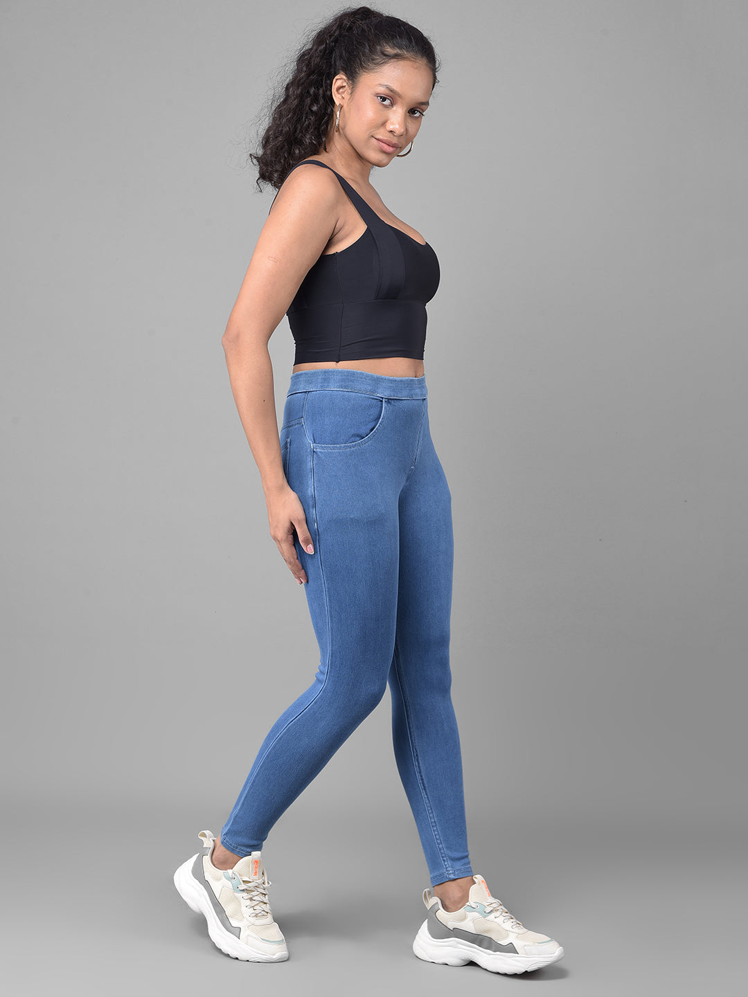 Comfort Lady Regular Fit Denim Jeggings - Comfort Lady Private Limited